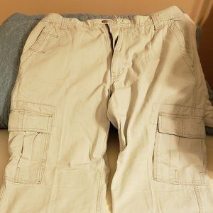 2 pair vintage Levi's cargo khakis 36x30